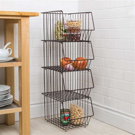 organizing wire baskets